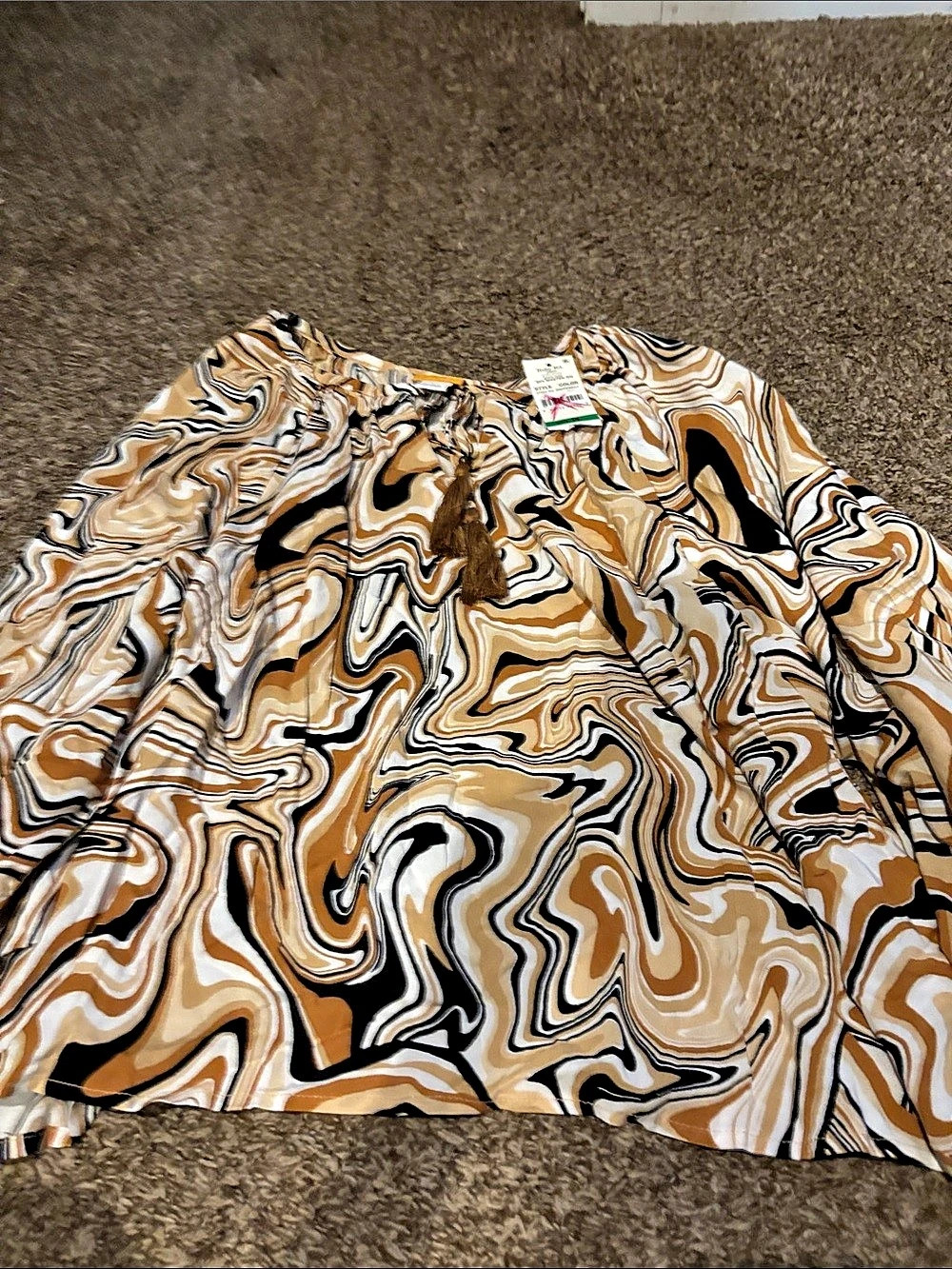 Ruby Rd. Maxi Skirt. Abstract Print XL NWT